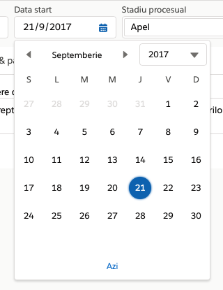 Selecție dată