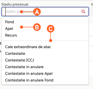 Search box empty